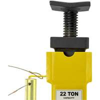 Jack Stands with Adjustable Screw Top Saddle, Locking Pin, 15-1/2" - 20-1/2" H Planification Entrepots Molloy