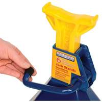 Jack Stand, Locking Handle/Ratchet, 6 tons Capacity, 25-1/4" H Planification Entrepots Molloy