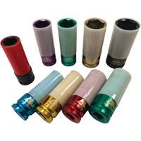 Thin Wall Master Impact Socket Set, 9 Pieces, 1/2" Drive Size Planification Entrepots Molloy