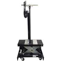 Cric de service de plancher &agrave; profil bas, 12 tonne(s) Capacit&eacute;, 7-1/2" Abaiss&eacute;e, 15" &eacute;lev&eacute;e, Air comprim&eacute;/hydraulique Planification Entrepots Molloy
