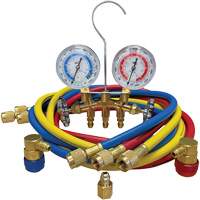 Automotive Manifold Gauge Set with Economy Couplers & Tank Adapter Planification Entrepots Molloy