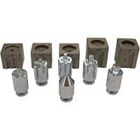Ensemble d'adaptateurs pour &eacute;vasement simple et double 37° Planification Entrepots Molloy