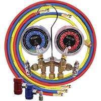 Brass Manifold Set with Couplers Planification Entrepots Molloy