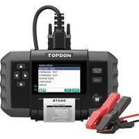 BT600 12V Battery & 12V/24V System Tester with Built-in Printer Planification Entrepots Molloy