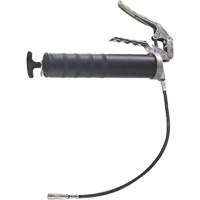 Pistolet &agrave; graisse robuste &agrave; poign&eacute;e pistolet avec rallonge de tuyau flexible, Capacit&eacute; 14 oz Planification Entrepots Molloy
