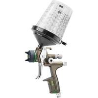 Pistolet de peinture de premi&egrave;re qualit&eacute; pour peinture automobile avec psi num&eacute;rique X5500 HVLP 1,2 I RPS D, Entr&eacute;e d'air 1/4" NPT, 15,19 pi³/min, Capacit&eacute; 0,6 L/0,9 L, 0,17 psi Planification Entrepots Molloy