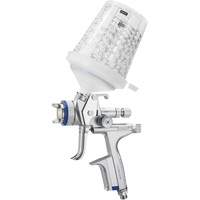 Pistolet de peinture 5000 B RP avec buse 1,2 et trois godets polyvalents RPS 0,3 l/0,6 l/0,9 L, Entr&eacute;e d'air 1/4" NPT, 10,24 pi³/min, Capacit&eacute; 0,3 L/0,6 L/0,9 L, 0,17 psi Planification Entrepots Molloy