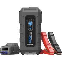 D&eacute;marreur d'appoint, survolteur, banque d'alimentation et lampe de poche JumpSurge1500 Planification Entrepots Molloy