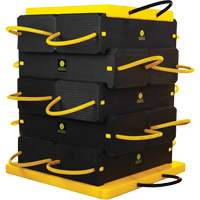 12-Piece CribLok Composite Cribbing System Kit Planification Entrepots Molloy