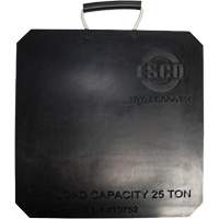 Plaque de support de v&eacute;rin d'une capacit&eacute; de 25 tonnes Planification Entrepots Molloy