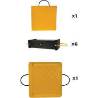 Ensemble de syst&egrave;me de sout&egrave;nement en composite CribLok 8 mcx Planification Entrepots Molloy