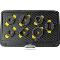Threaded Leaf Spring Shackle Pin Remover & Installation Master Set, 7 Pieces, 1/2" Drive Size Planification Entrepots Molloy