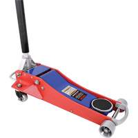 Lightweight Floor Jack, 3 Ton(s) Capacity, 3" Lowered, 19-3/4" Raised, Manual Hydraulic Planification Entrepots Molloy