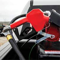 Red Automatic Gasoline Spout Nozzle Planification Entrepots Molloy