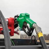Green Automatic Diesel Spout Nozzle Planification Entrepots Molloy