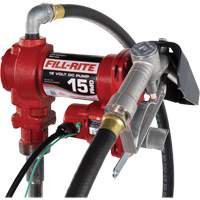 12V DC Fuel Transfer Pump with Nozzle Planification Entrepots Molloy