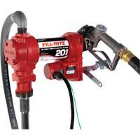12V DC Fuel Transfer Pump with Nozzle Planification Entrepots Molloy