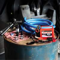 12V DC Fuel Transfer Pump with Nozzle Planification Entrepots Molloy