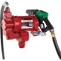 115/230V AC Fuel Transfer Pump with Nozzle Planification Entrepots Molloy