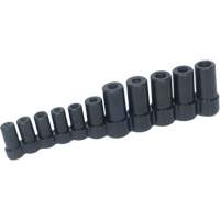 11-Piece Tap Socket Set with 3 Sizes for Non MTCI Taps Planification Entrepots Molloy