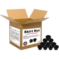 10-Piece Graphite-Coated Skirt Nuts for Pilot Hub Wheels Planification Entrepots Molloy