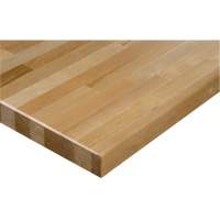 Hardwood Workbench Top, 72" W x 24" D, Square Edge, 1-1/4" Thick FM939 | Planification Entrepots Molloy