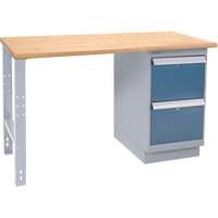 Industrial-Duty Workbench, Door w/ Drawer Combination, 1000 lbs Cap., 72" W x 36" D, 34" H Planification Entrepots Molloy