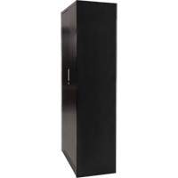 Armoire de rangement combin&eacute;e, 36" la x 18" p x 72" h, Noir Planification Entrepots Molloy