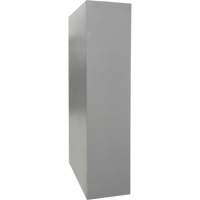 Combination Storage Cabinet, 36" W x 18" D x 72" H, Grey Planification Entrepots Molloy