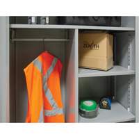 Combination Storage Cabinet, 36" W x 18" D x 72" H, Grey Planification Entrepots Molloy