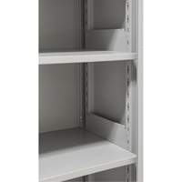 Hi-Boy Storage Cabinet, Steel, 4 Shelves, 72" H x 36" W x 18" D, Grey Planification Entrepots Molloy