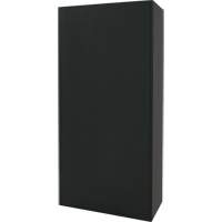 Armoire de rangement combin&eacute;e, 36" la x 18" p x 72" h, Noir Planification Entrepots Molloy