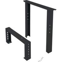 Pattes d'&eacute;tabli pour service industriel, Acier, 24" p x 34" h, Simple Planification Entrepots Molloy