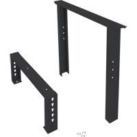 Pattes d'&eacute;tabli pour service industriel, Acier, 30" p x 34" h, Simple Planification Entrepots Molloy