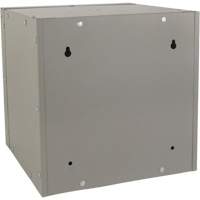 Casier cubique empilable, 12" x 12" x 12", Acier, Gris, D&eacute;mont&eacute; Planification Entrepots Molloy