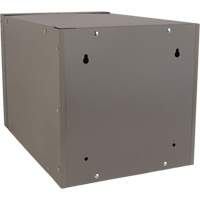 Casier cubique empilable, 12" x 18" x 12", Acier, Gris, D&eacute;mont&eacute; Planification Entrepots Molloy