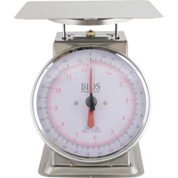 Balance &agrave; plateau sup&eacute;rieur, Capacit&eacute; 25 lb 12 kg, Graduations 0,125 lb / 50 g Planification Entrepots Molloy