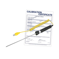 Sonde thermocouple &agrave; immersion (comprend certificat ISO), 600 °C (1112°F) Temp. max. Planification Entrepots Molloy