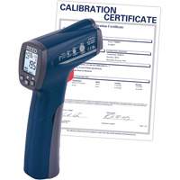 Infrared Thermometer with ISO Certificate, -25.6°- 752° F ( -32° - 400° C ), 12:1, Adjustable Emmissivity Planification Entrepots Molloy