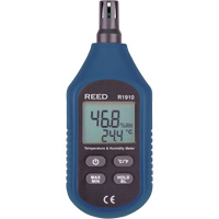 Thermomètre & hygromètre compact, 0,0% - 100% RH, 14°- 140° F ( -10° - 60° C ) IB974 | Planification Entrepots Molloy