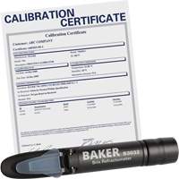 Réfractomètre avec certificat ISO, Analogue (verre-regard)-Numérique, Brix IC779 | Planification Entrepots Molloy