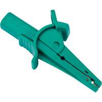 Pince crocodile verte pour le v&eacute;rificateur disolement haute tension R5002 Planification Entrepots Molloy
