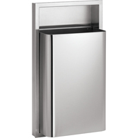 Waste Receptacles, Stainless Steel, 12 US gal. Planification Entrepots Molloy