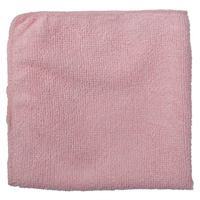 Chiffon de nettoyage pour travaux l&eacute;gers, Microfibre, Rouge Planification Entrepots Molloy
