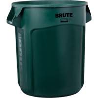Vented Brute&reg; Waste Container, Plastic, 20 US gal. Planification Entrepots Molloy
