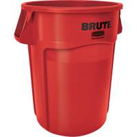 Round Brute&reg; Containers, Polyethylene, 32 US gal. Planification Entrepots Molloy