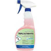 Triple Action - Cleaner, Degreaser, and Disinfectant, 750 ml, Trigger Bottle Planification Entrepots Molloy