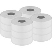 Pro Select Toilet Paper, Jumbo Roll, 2 Ply, 500' Length, White Planification Entrepots Molloy