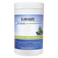 Eliminate Virucide Wipes, 7" x 8", 180 Count Planification Entrepots Molloy