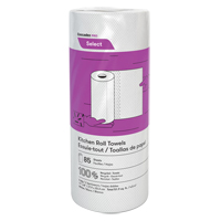 Pro Select Kitchen Towel Roll, 2 Ply, 85 Sheets/Roll, 8" W, 11" L Planification Entrepots Molloy